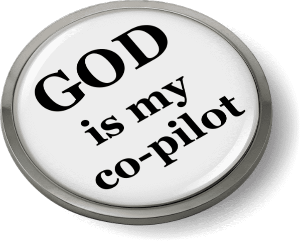 God Is My Co-Pilot Emblem